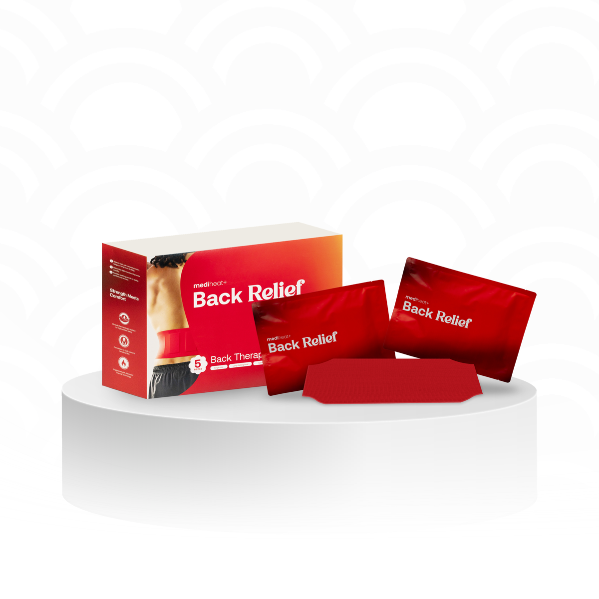 Mediheat+ Back Relief Heating Patch