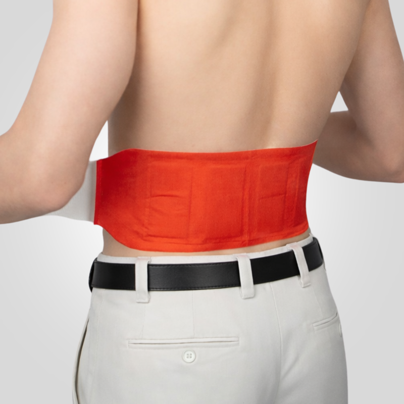 Stick the Back Relief directly to the affected area. 