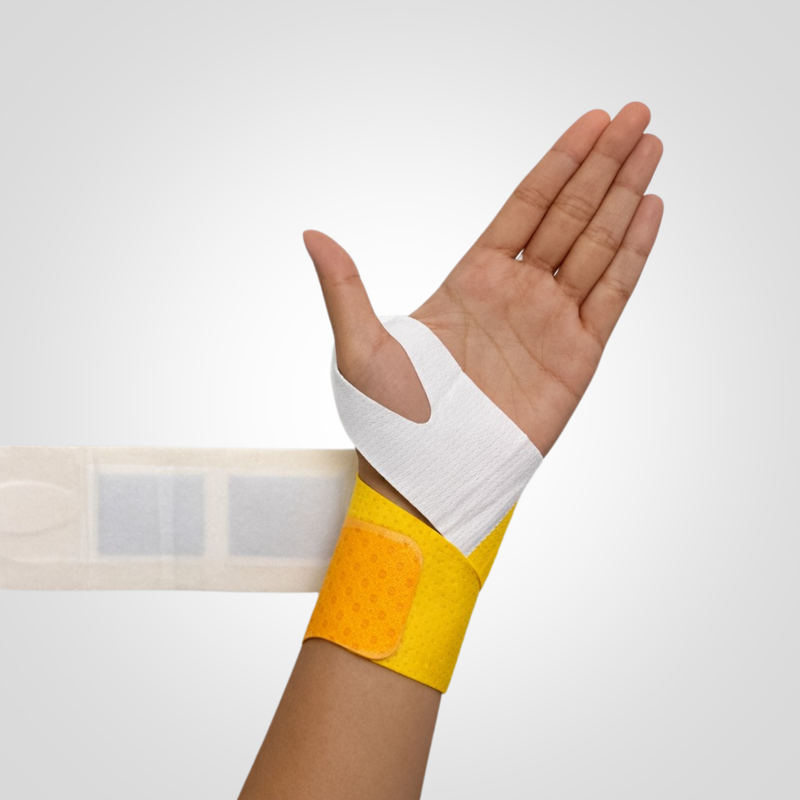 Place the Grip Ease over your wrist and hand area. 